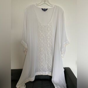 Lands End Sheer Cover Up - M